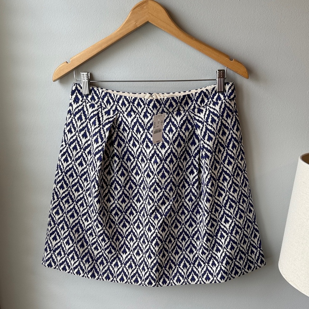 NWT J. CREW Patterned‎ Skirt